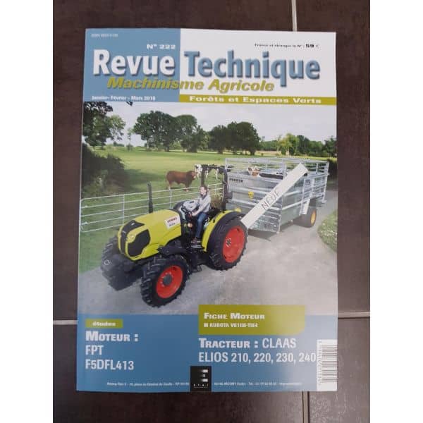 Elios 210-240 Revue Technique Agricole Claas