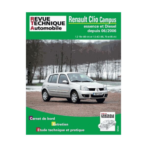 Clio Campus 06- Revue Technique Renault