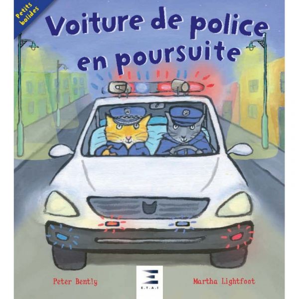 Voiture de police en poursuite - Livre