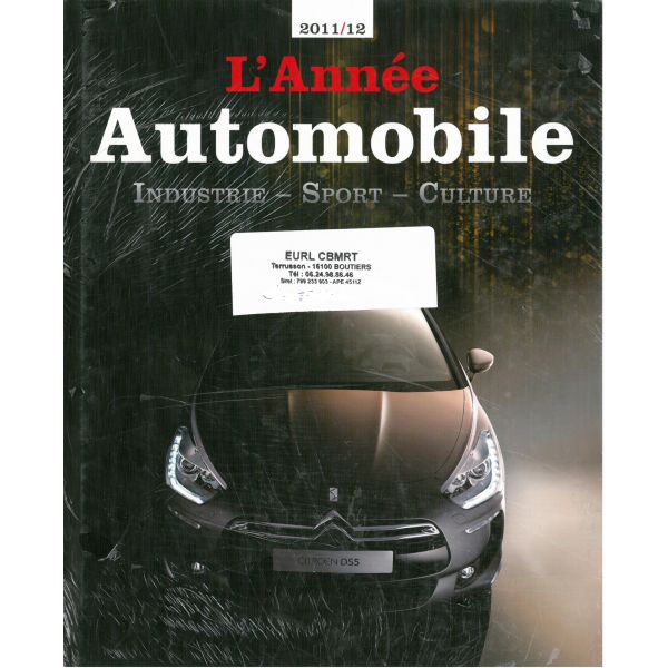 L'ANNEE AUTOMOBILE N° 59 (2011/2012) - livre