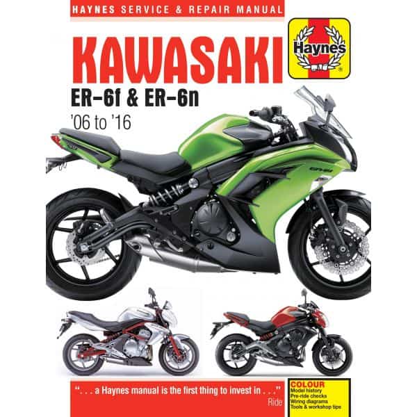 revue technique KAWASAKI ER-6f ER-6n 06-16 Revue technique Haynes Anglais