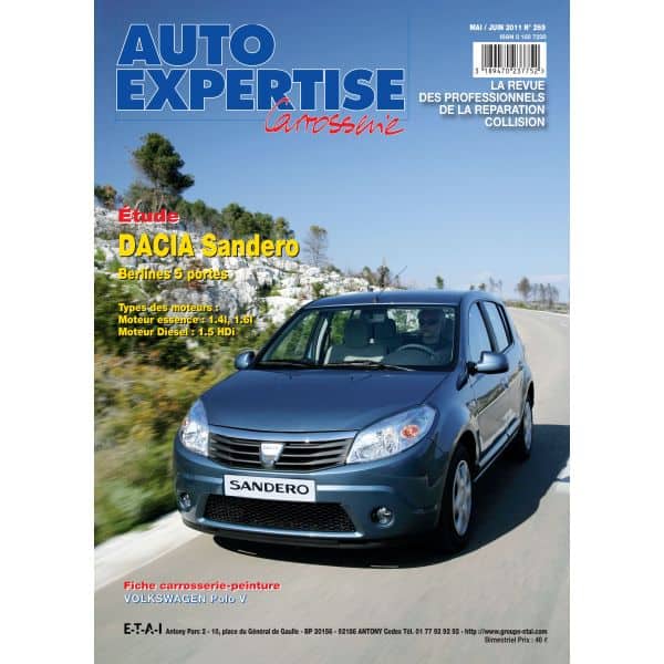 DACIA SANDERO Revue Auto Expertise DACIA