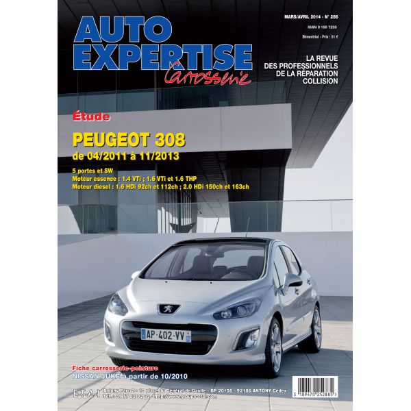 308 04/11-11/13  -  Revue Auto Expertise PEUGEOT