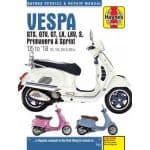 GTS GTV LX S 125 to 300 05-18 Revue technique Haynes VESPA Anglais