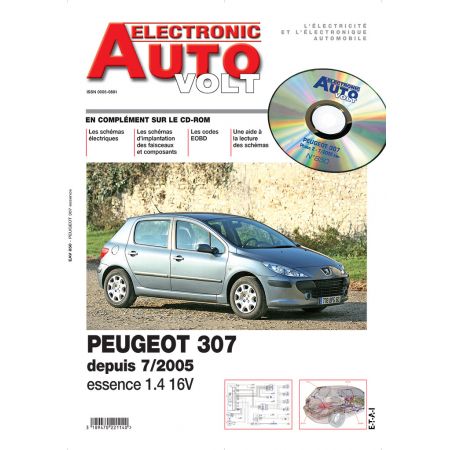 307II+CC 05- ESS 1.4 16V   Revue Technique Electronic Auto Volt PEUGEOT