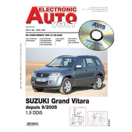 GRAND VITARA 09/05- DIES 1.9 DDIS   Revue Technique Electronic Auto Volt SUZUKI