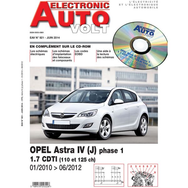 Astra IV Ph 1 10-12  Revue Technique Electronic Auto Volt OPEL