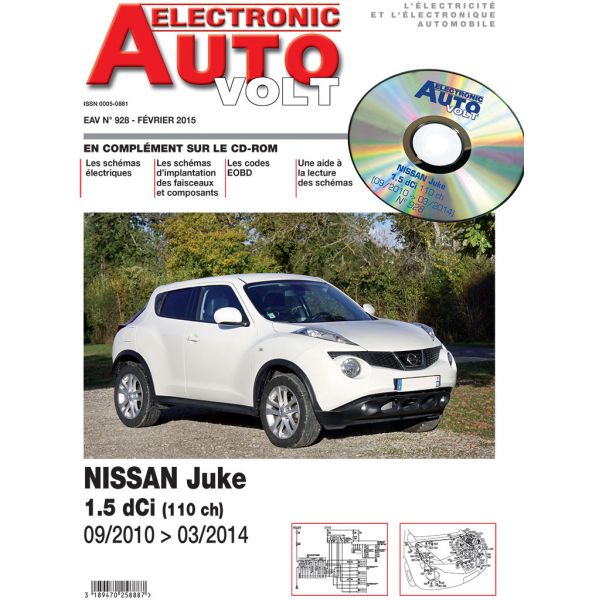 Juke 10-14  Revue Technique Electronic Auto Volt NISSAN