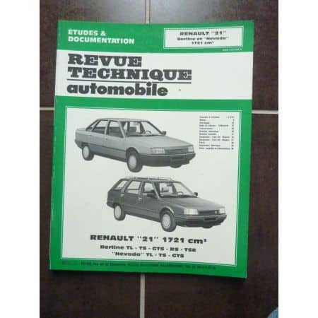 R21 1721cc Revue Technique RENAULT