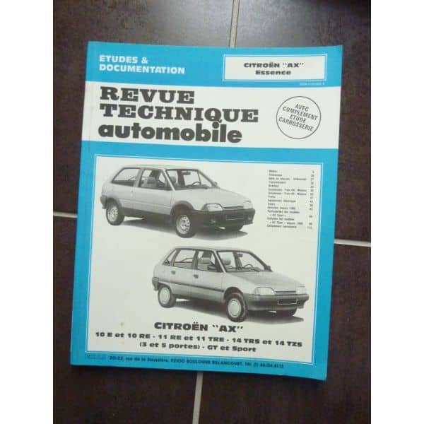 AX Essence  Revue Technique CITROEN