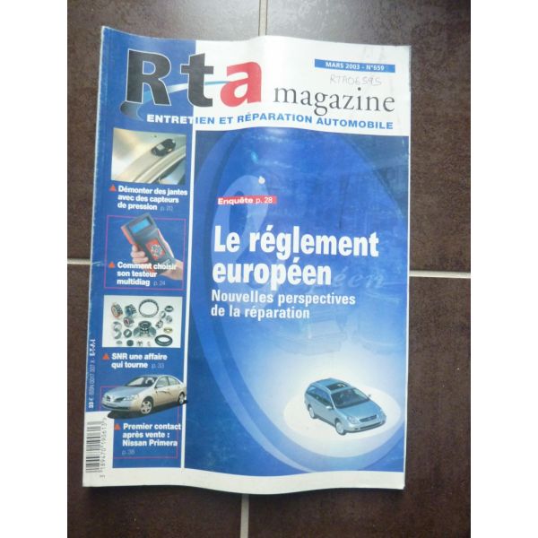 Le réglement européen - Revue Technique