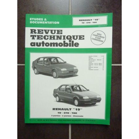 R19 diesel Revue Technique RENAULT