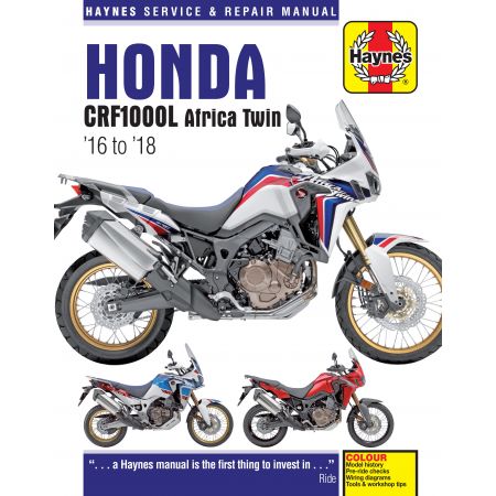 CRF1000L Africa Twin 16-18 Revue technique Haynes HONDA Anglais