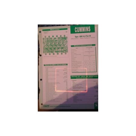 QSC 8.3 Tier III Fiche Technique Case IH