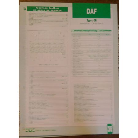 GR - CF65 euro 5  Fiche Technique Daf