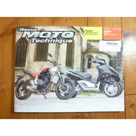 MP3 MT07 Revue Technique moto Piaggio Yamaha