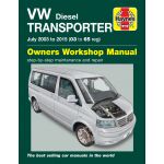 T5 Transporter DIe 03-15 Revue technique Haynes VW VOLKSWAGEN Anglais