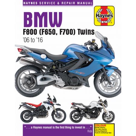 F800 F650 F700 Twins 06-16  Revue technique Haynes BMW Anglais