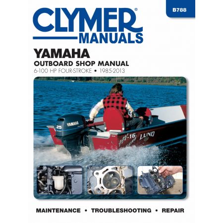F6 a F100HP  FOUR-STROKE 85-13 Revue technique Haynes Clymer YAMAHA Anglais