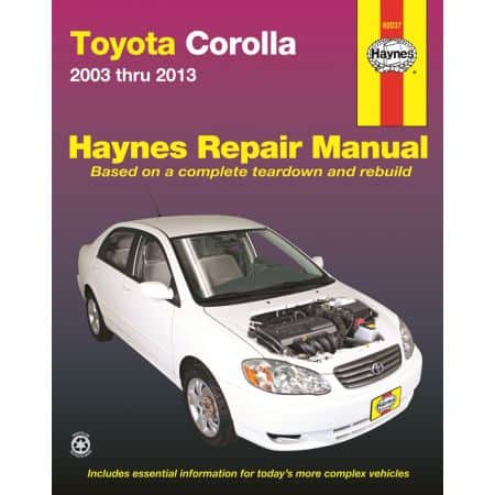 Corolla 03-13 Revue technique Haynes TOYOTA Anglais