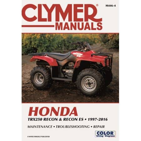 TRX250 Recon ES 97-16 Revue technique Clymer HONDA Anglais