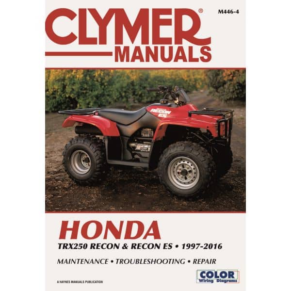 TRX250 Recon ES 97-16 Revue technique Clymer HONDA Anglais