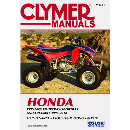 TRX400EX Fourtrax Sportrax - TRX400X 99-14 Revue technique Clymer HONDA Anglais
