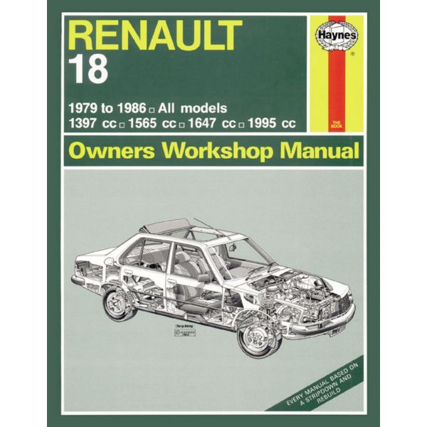 R18 79-86 Revue technique haynes RENAULT anglais