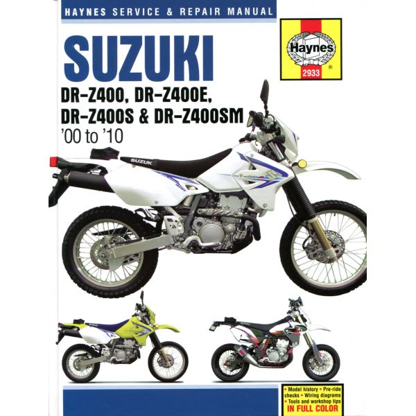 DR-Z400 DR-Z400E DR- 00-10 Revue technique Haynes SUZUKI Anglais