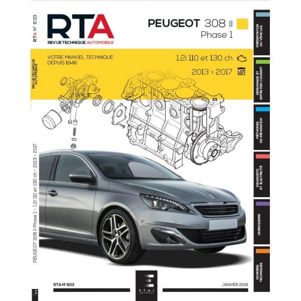 308 II ph1  13-17  Revue Technique PEUGEOT