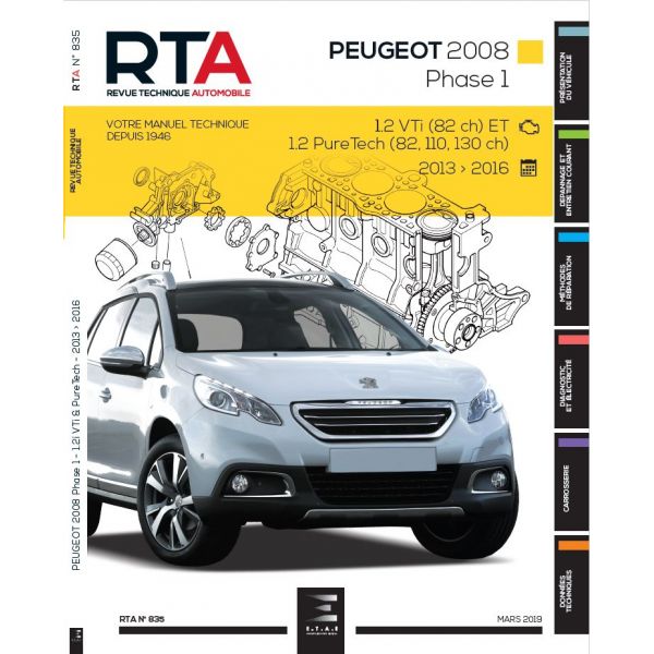 2008 Ph 1 13-16  Revue Technique PEUGEOT