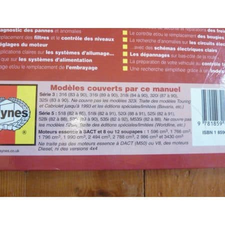 Séries 3 et 5 Ess Revue Technique Haynes Bmw