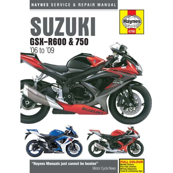 GSX-R 600 & 750 06-16 Revue technique Haynes SUZUKI Anglais