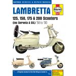 SCOOTERS 58-0 Revue technique Haynes LAMBRETTA Anglais