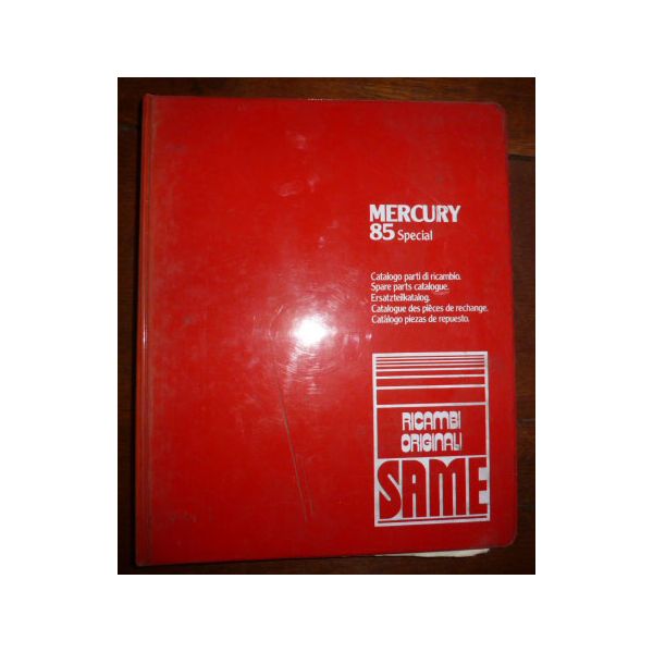 MERCURY 85 SPECIAL Catalogue pieces Same Italien