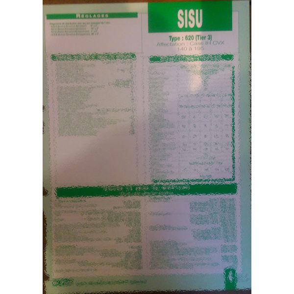 620 Tier III  Fiche Technique Massey ferguson