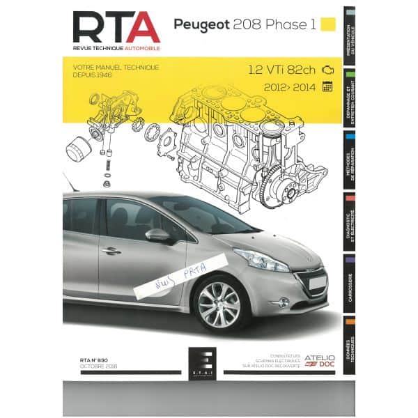 208 Ph1 12-14 Revue Technique PEUGEOT
