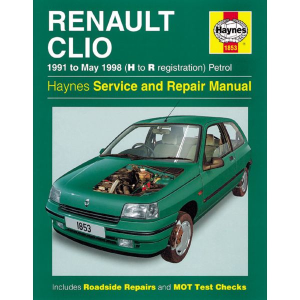 Clio Petrol 91-98 Revue technique Haynes RENAULT Anglais