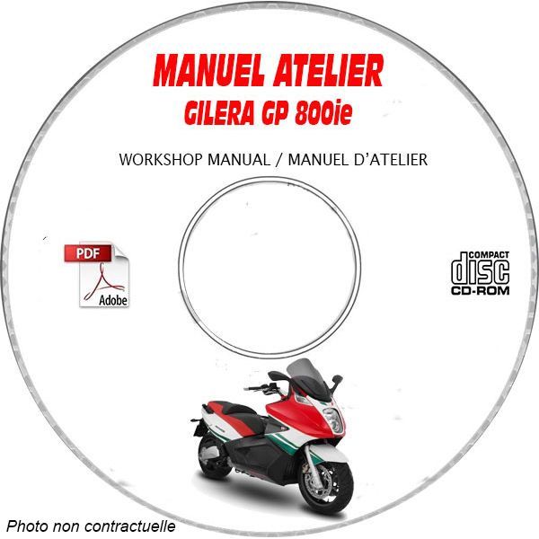 GP 800ie -08 Manuel Atelier CDROM GILERA FR