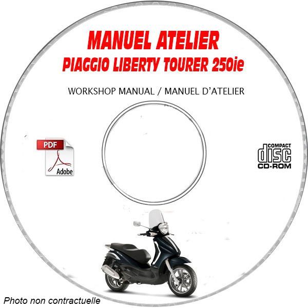 BEVERLY TOURER 250ie -07 Manuel Atelier CDROM PIAGGIO FR
