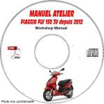 FLY 150ie 3V 12-  Manuel Atelier CDROM PIAGGIO FR