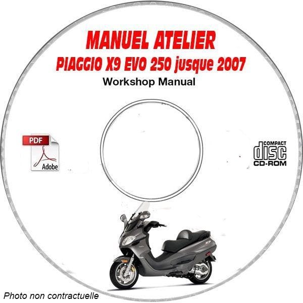 MANUEL D'ATELIER X9 EVOLUTION 250