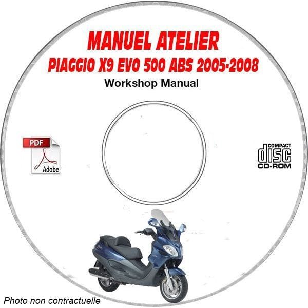 MANUEL D'ATELIER X9 EVOLUTION 500 ABS