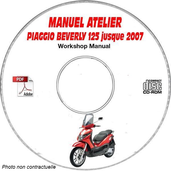 BEVERLY 125-2 -07   Manuel Atelier CDROM PIAGGIO FR