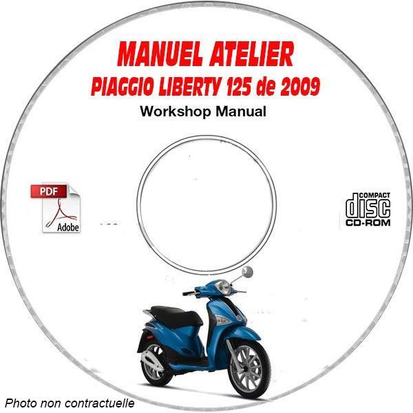 Manuel Atelier CDROM PIAGGIO FR Support CD-ROM DVD-ROM FLY 125 4 temps 