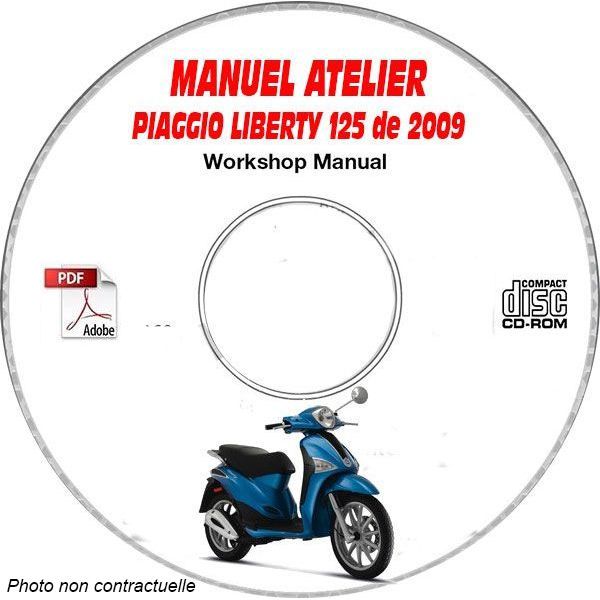 LIBERTY 125 09 Manuel Atelier CDROM PIAGGIO FR