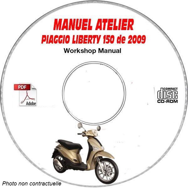 LIBERTY 150 09 Manuel Atelier CDROM PIAGGIO FR