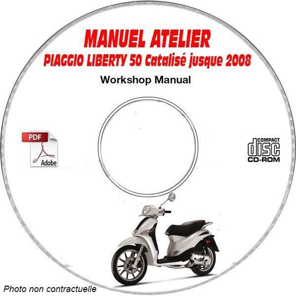 LIBERTY 50 CATALISE -08 Manuel Atelier CDROM PIAGGIO FR