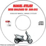 BOULEVARD 150 09-12 -  Manuel Atelier CDROM DERBI Revue technique