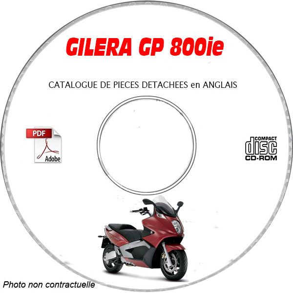 GP 800ie -08 Cagtalogue Pieces CDROM GILERA